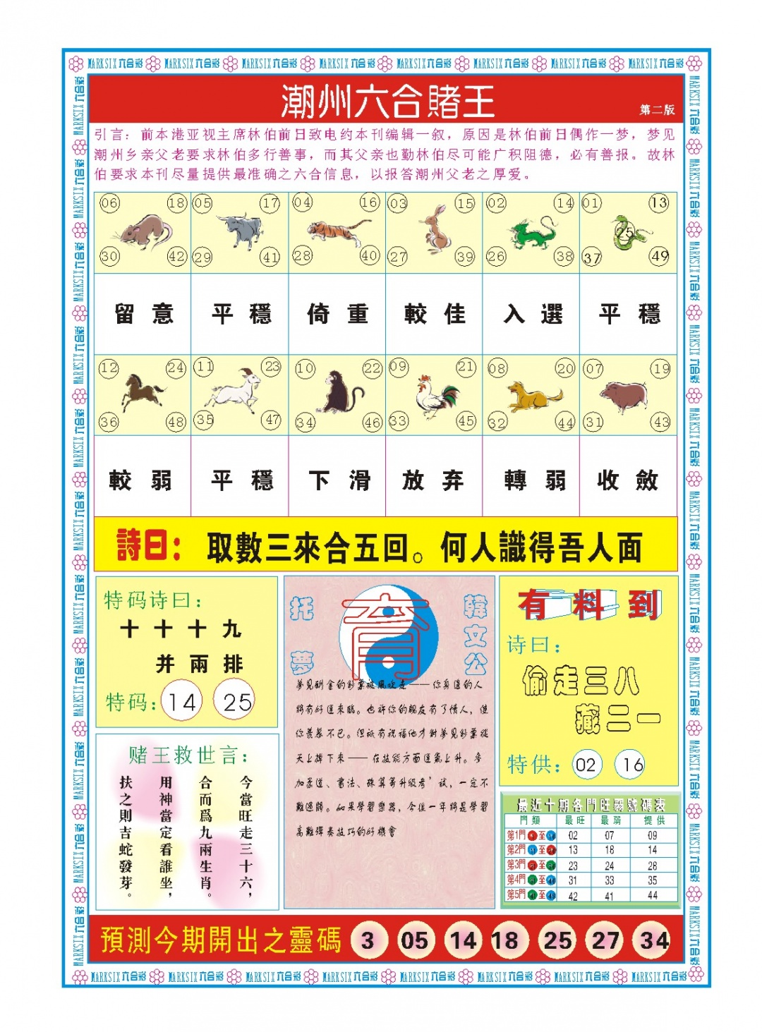 035期潮州六合赌王B[图]