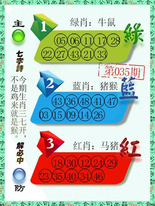 035期三波十码[图]