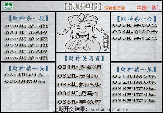 035期银财神[图]