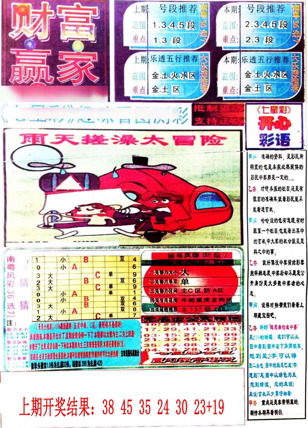 035期七星彩图(高清)[图]