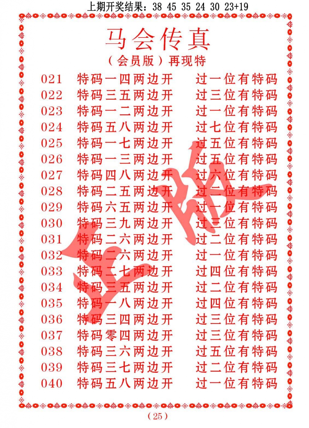 035期马会传真[图]