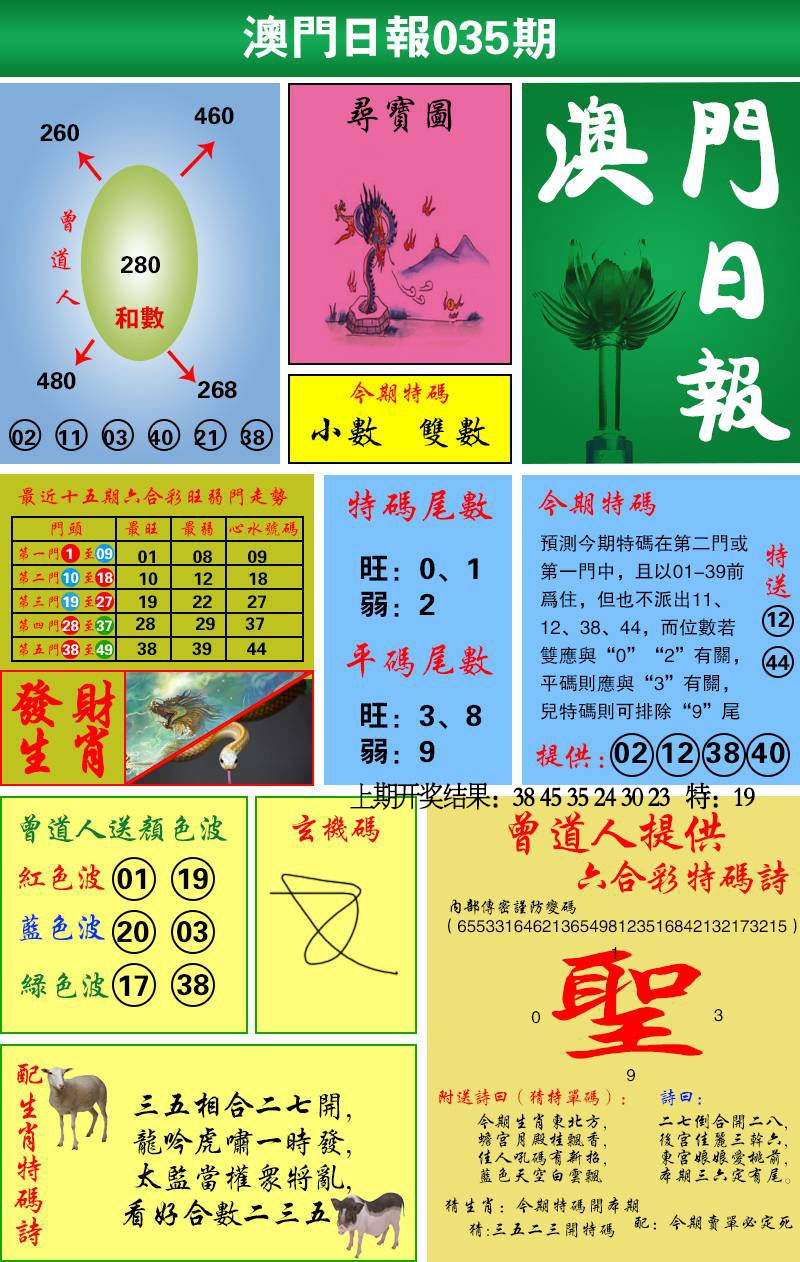035期澳门日报[图]