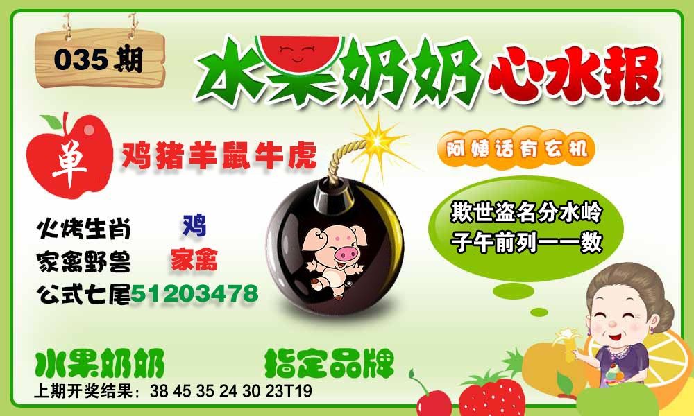 035期水果心水报[图]