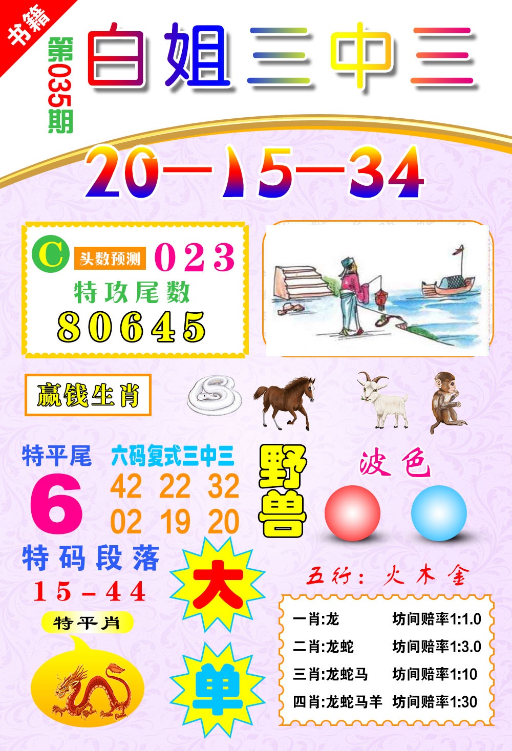 035期澳门白姐锦囊[图]