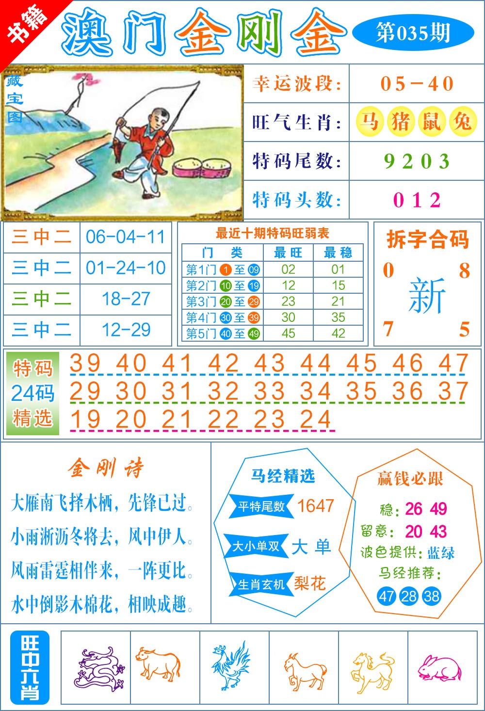 035期澳门金刚金[图]