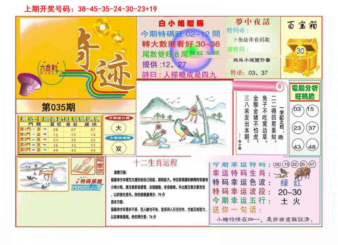 035期九龍奇迹A(推荐)[图]