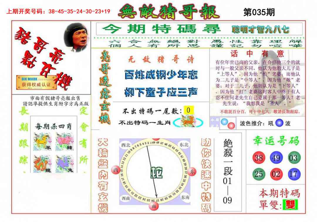 035期无敌猪哥[图]