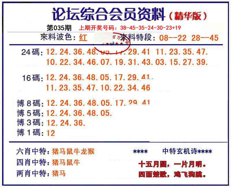 035期综合会员资料[图]