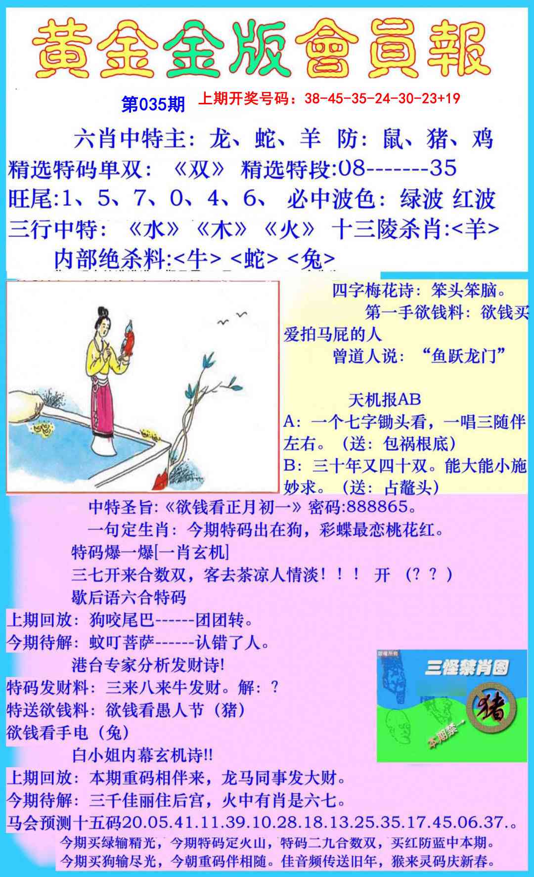 035期黄金金版会员报[图]