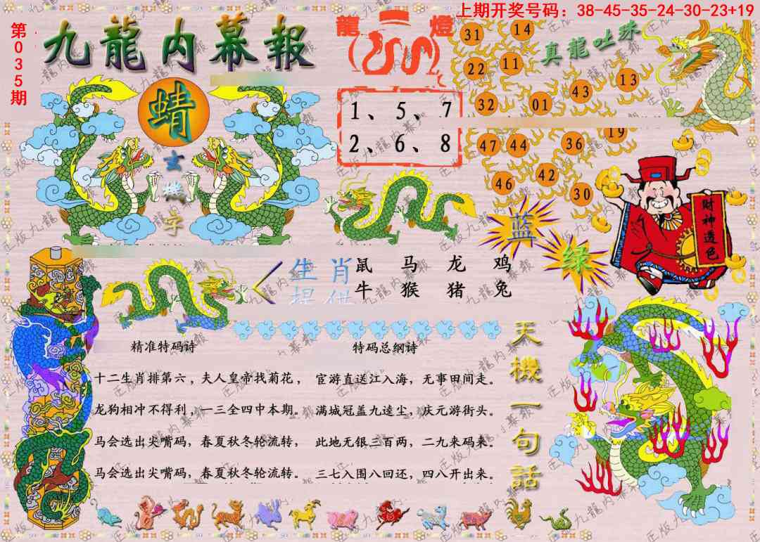 035期正版九龙内幕报[图]