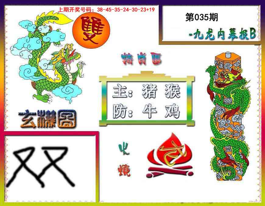 035期九龙内幕特肖图B[图]