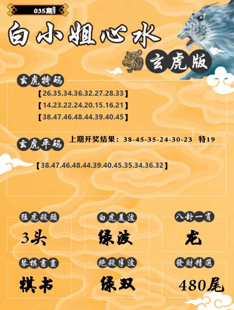 035期白小姐玄虎[图]